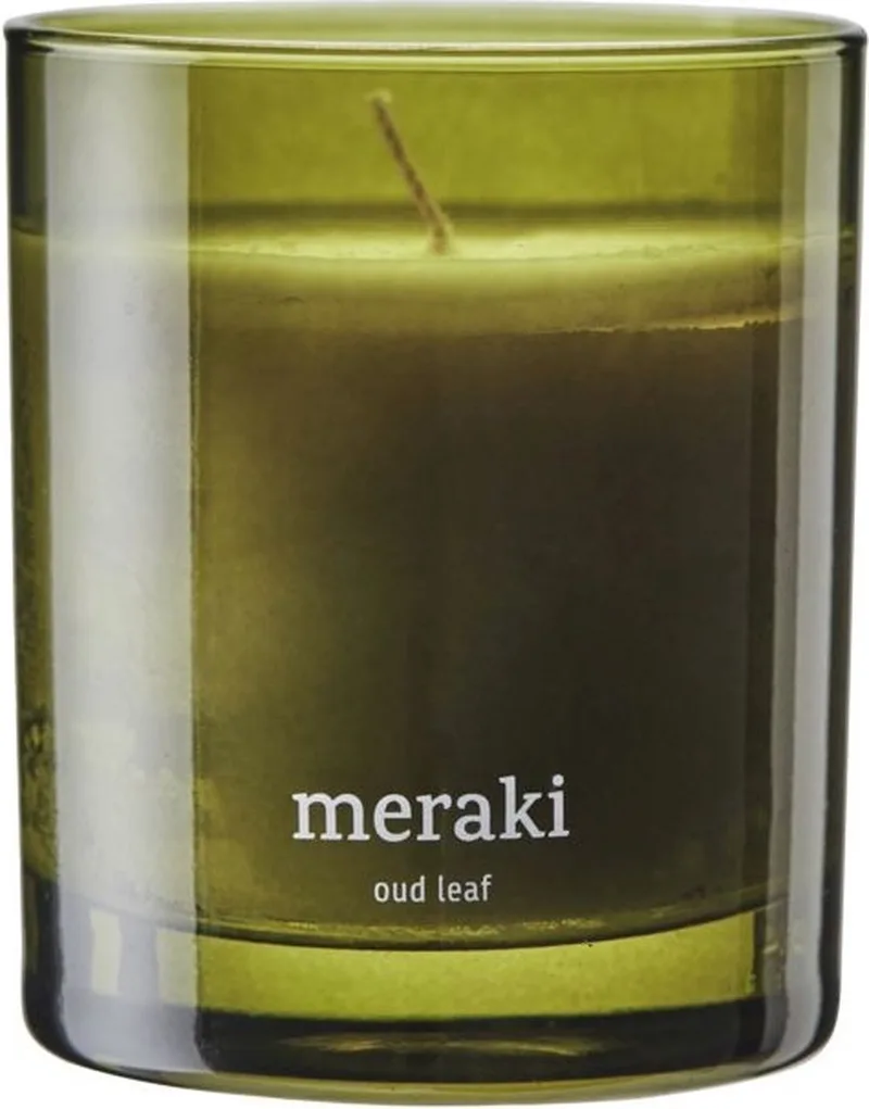 Geurkaars Oud Leaf medium de Meraki – photo du produit