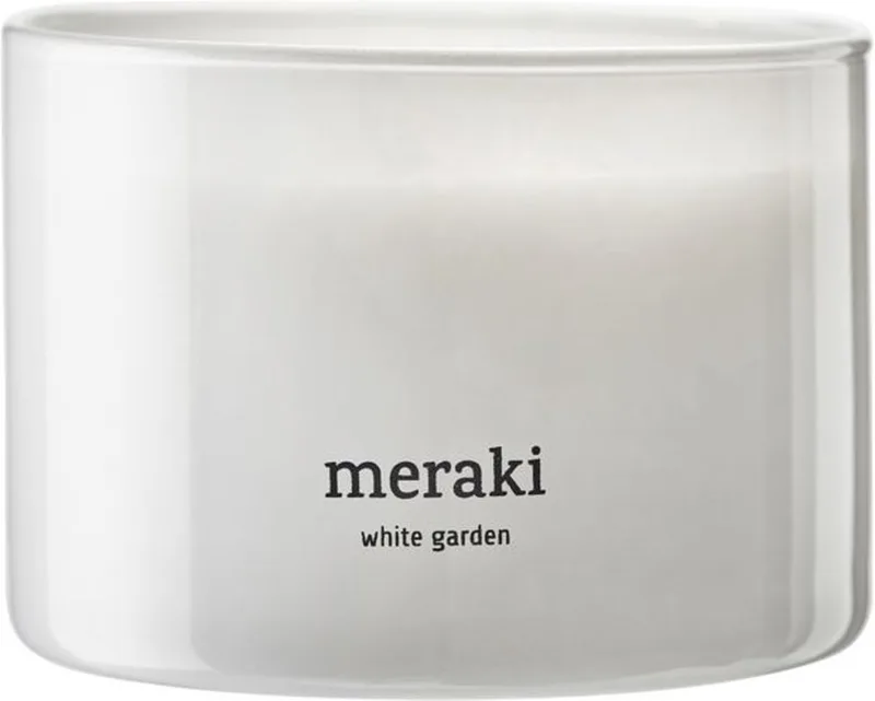 Geurkaars White Garden groot by Meraki in White Garden groot – product photo
