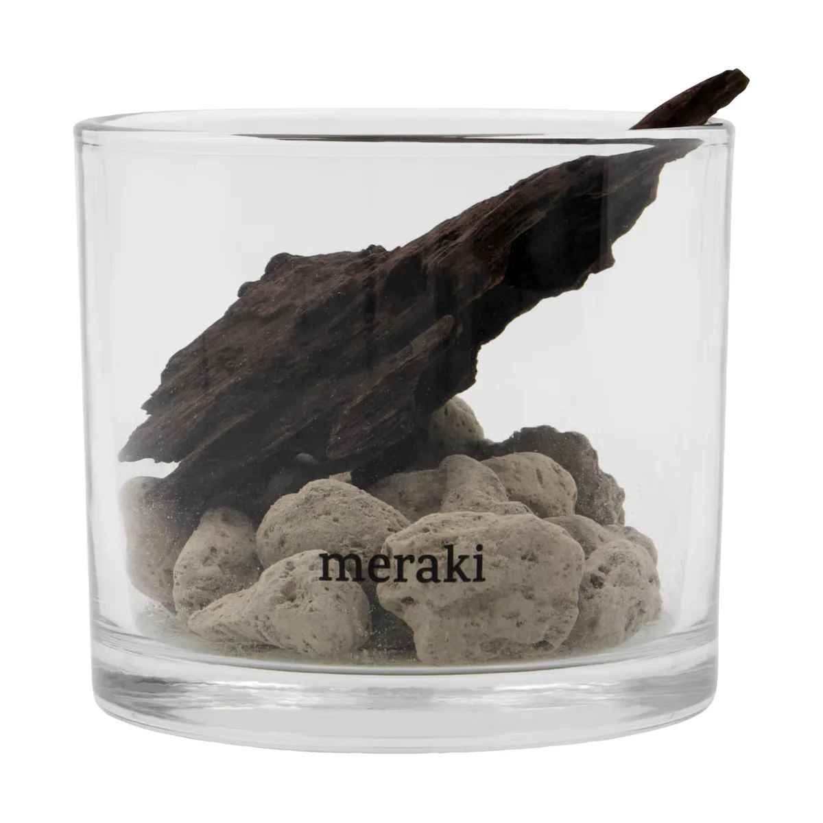Geurverspreider met Lavasteen en Hout - Zwart von Meraki – Produktfoto