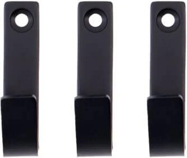 Haken Thapsus zwart - 3 stuks