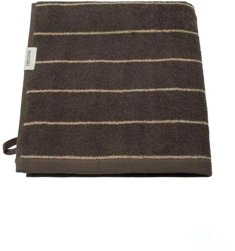 Handdoek Stripe groen 70x140cm by Meraki – product photo