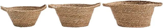 Manden Jat naturel - set van 3