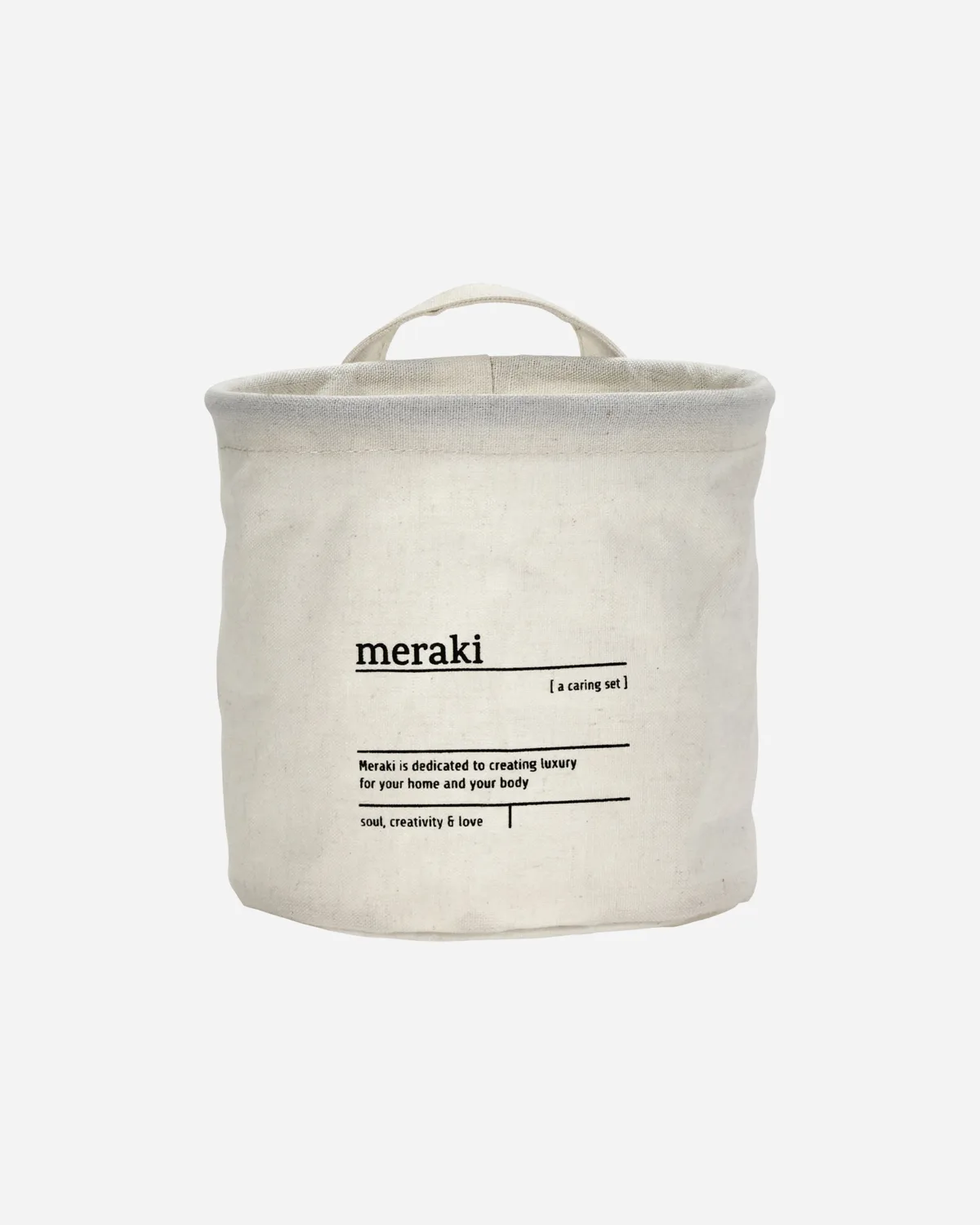 Opbevaringskurv, Caring, Hvid de Meraki – photo du produit