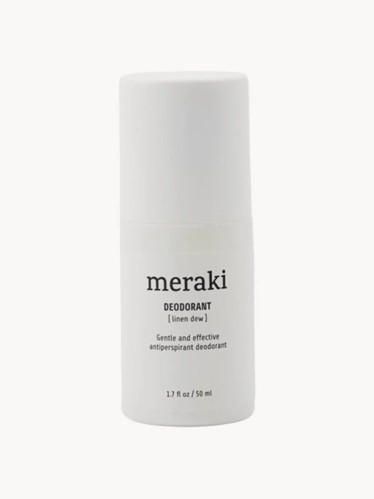 Roll-On-Deodorant Linen Dew (Pfefferminze & Patschuli) de Meraki – photo du produit