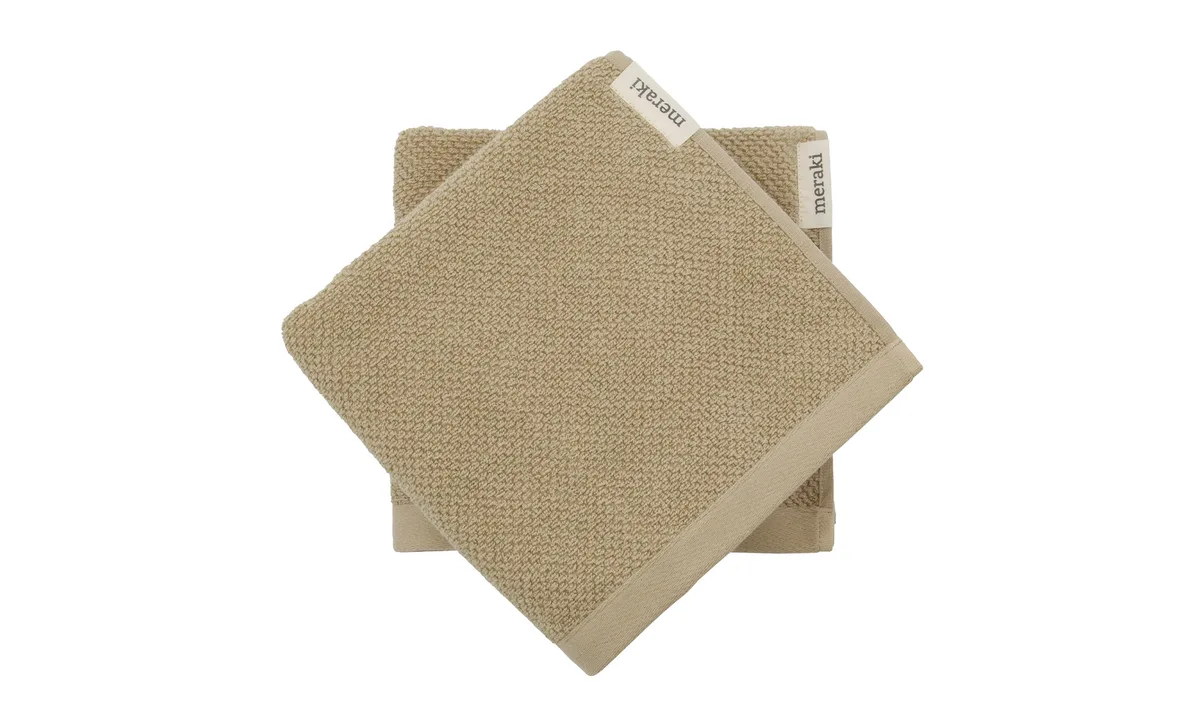 SOLID Handduk 50x100 2-pack Safari de Meraki – photo du produit