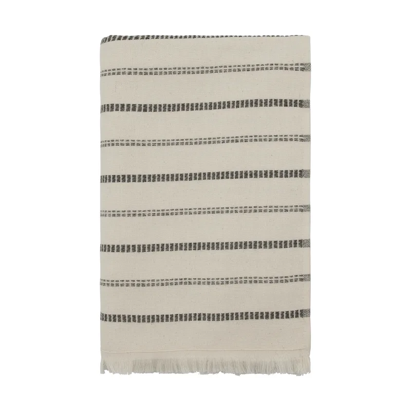 True Badetuch Off-White-schwarz, 70×140 cm von Meraki – Produktfoto