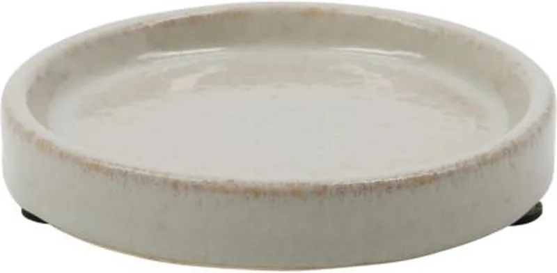 Zeepschaal Datura rond grijs 12cm fra Meraki – produktbillede