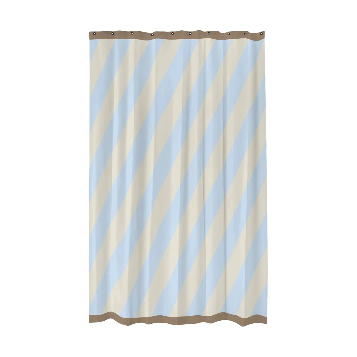 Diagonaal douchegordijn - Lichtblauw - 150 x 200 cm de Mette Ditmer – photo du produit