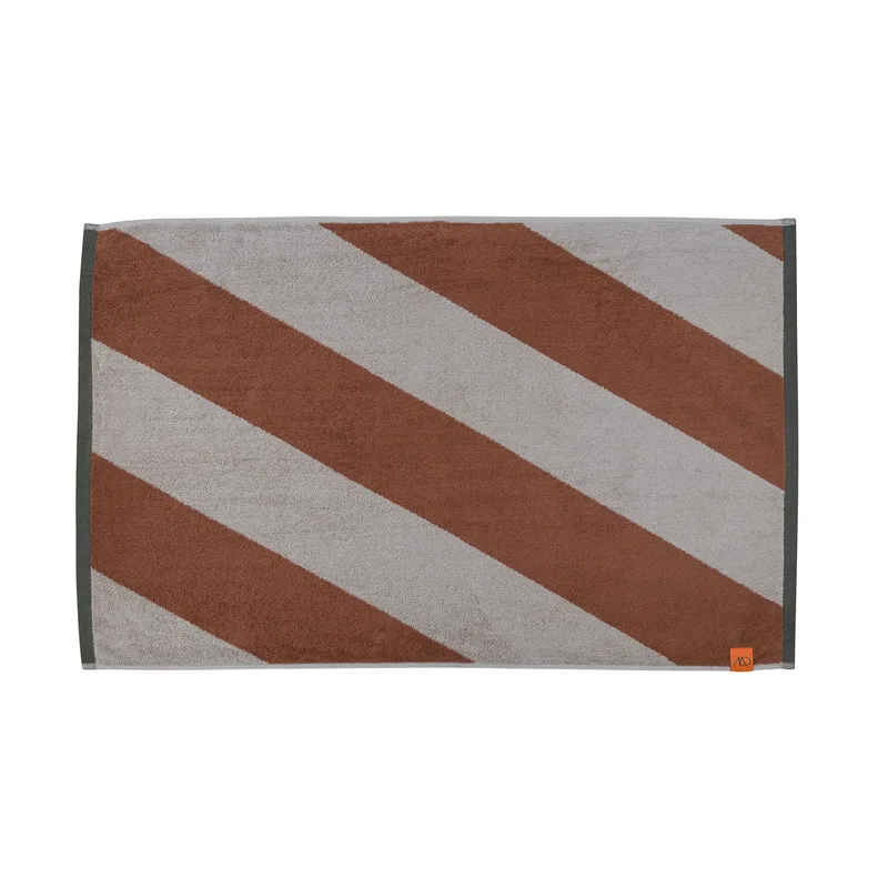Diagonal Badezimmermatte 50x80 cm Brick by Mette Ditmer – product photo