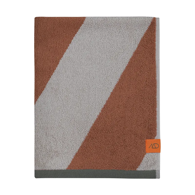 Diagonal Gästehandtuch 40x55 cm 2er-Pack Brick van Mette Ditmer – productfoto
