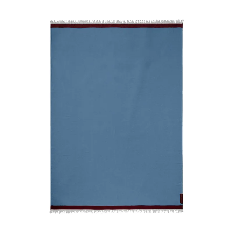 Duet Decke Blue-Beige (Blau-Beige), 130x175 cm by Mette Ditmer – product photo