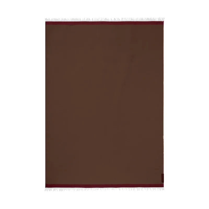 Duet Decke Brown-Beige (Braun-Beige), 130x175 cm by Mette Ditmer – product photo