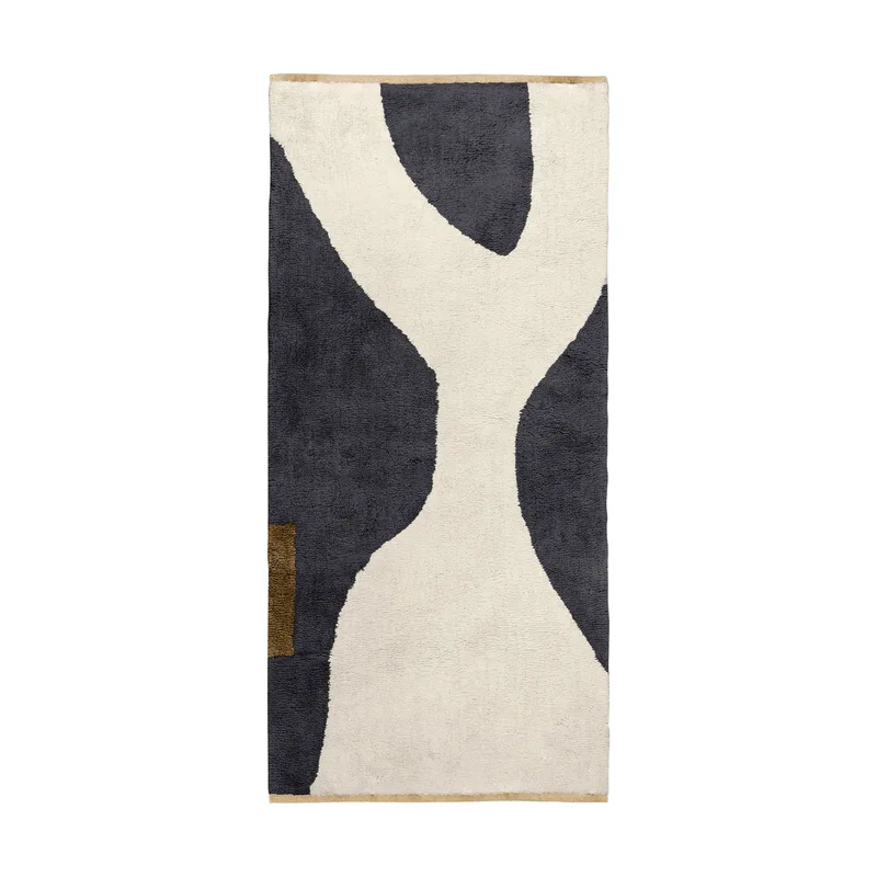 Figura Teppich Grey-Beige, 70x150 cm by Mette Ditmer – product photo