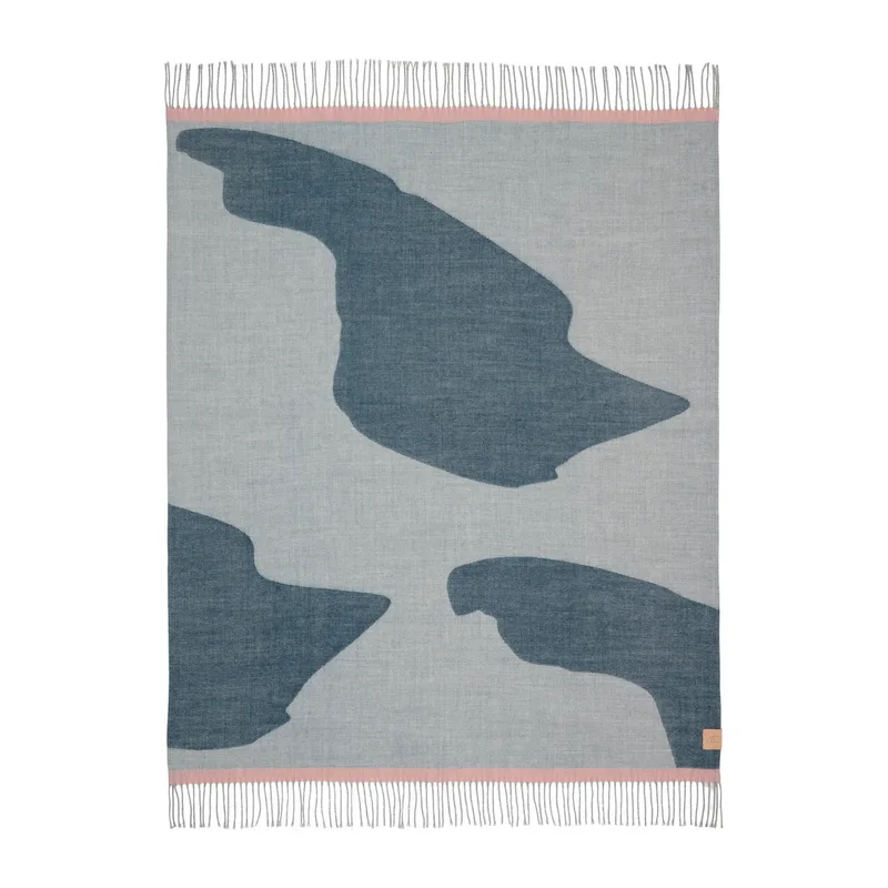 Gallery Wolldecke 125 x 170cm Light grey by Mette Ditmer – product photo