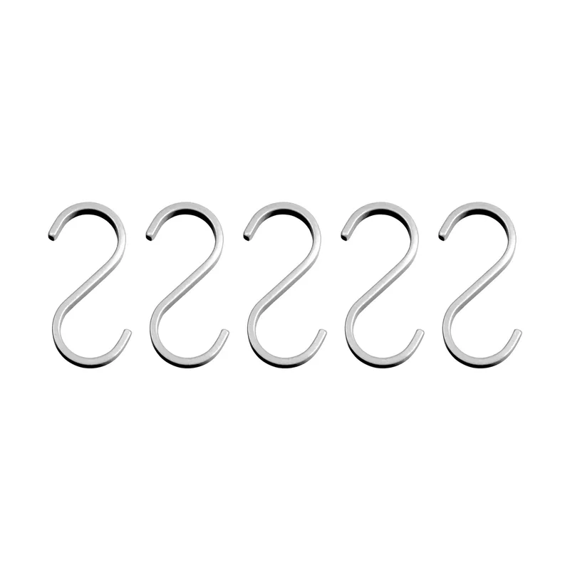 Hang-it Haken 5er-Pack Silberfarben by Mette Ditmer – product photo