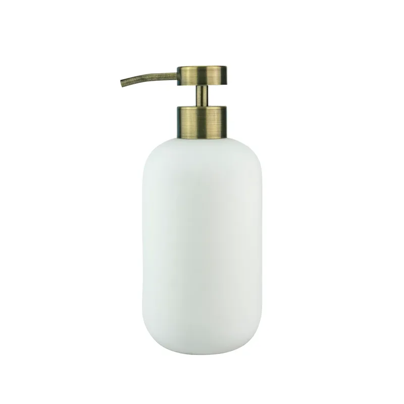 Lotus Seifenspender hoch Weiß by Mette Ditmer – product photo
