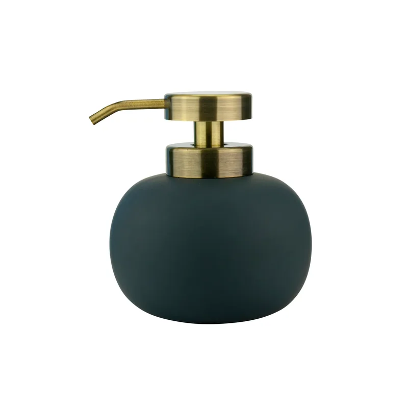 Lotus Seifenspender niedrig Anthracite by Mette Ditmer – product photo