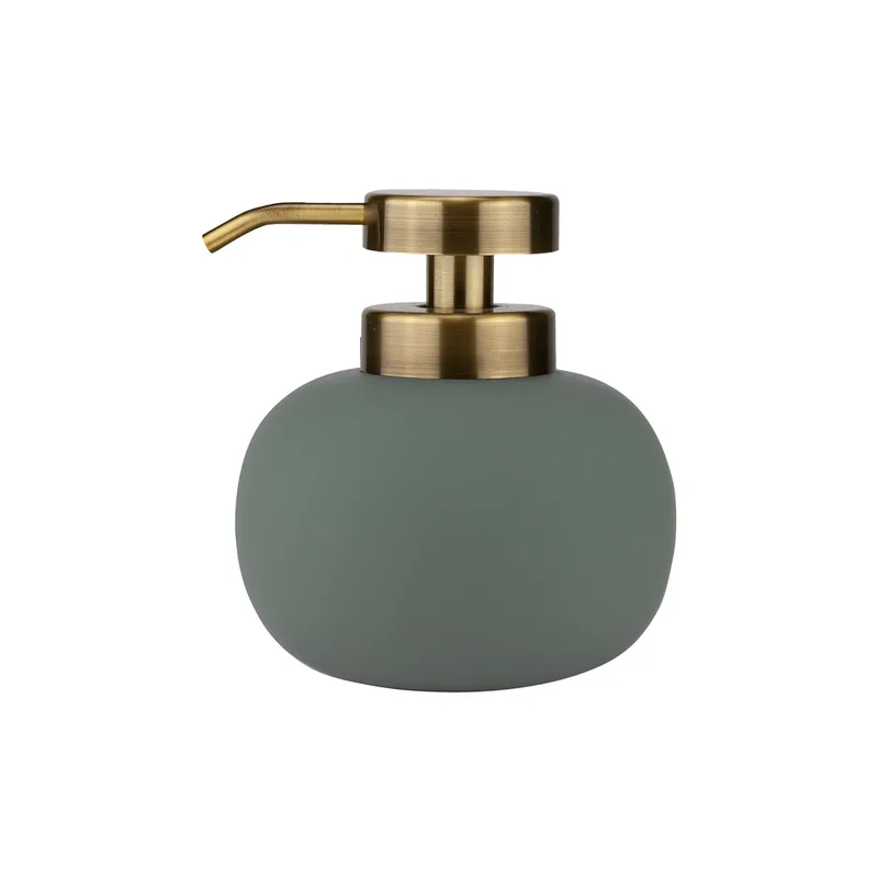 Lotus Seifenspender niedrig Frost green by Mette Ditmer – product photo