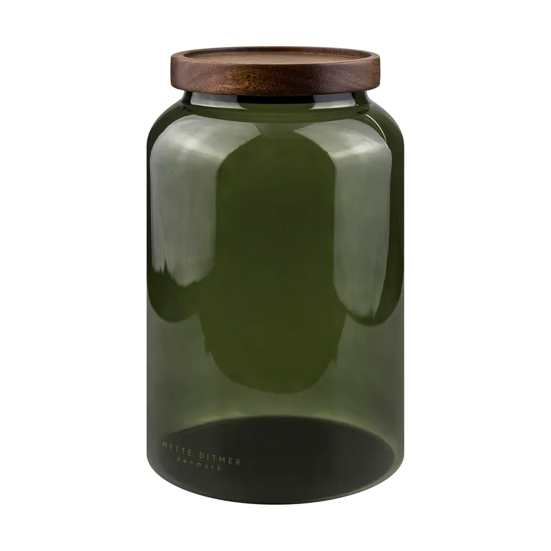 Luna Vorratsglas mit Deckel large 20 cm Dark forest von Mette Ditmer – Produktfoto
