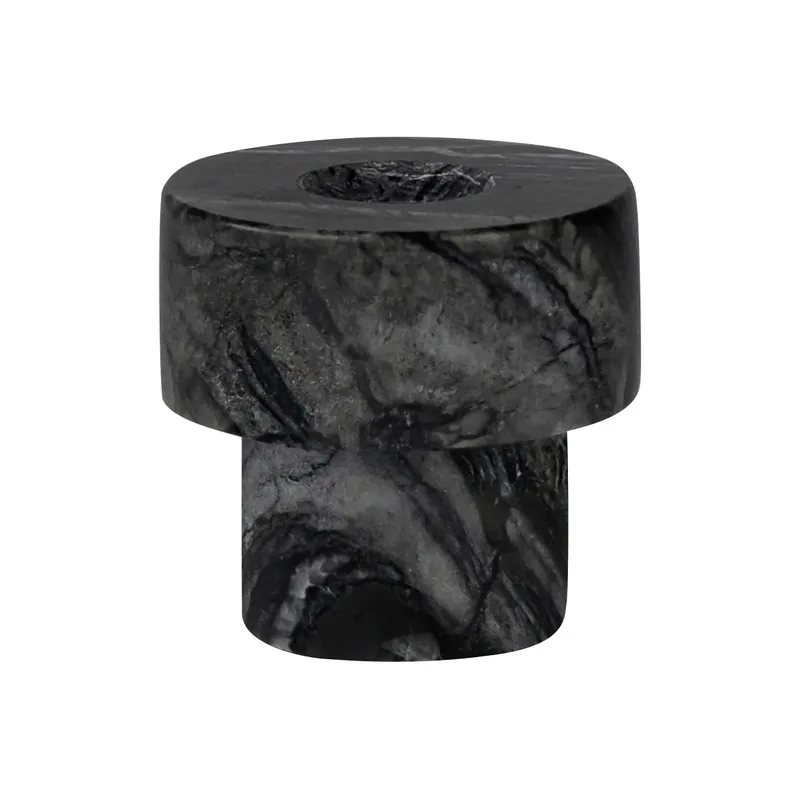 Marble Kerzenständer 5 cm Grau från Mette Ditmer – produktbild