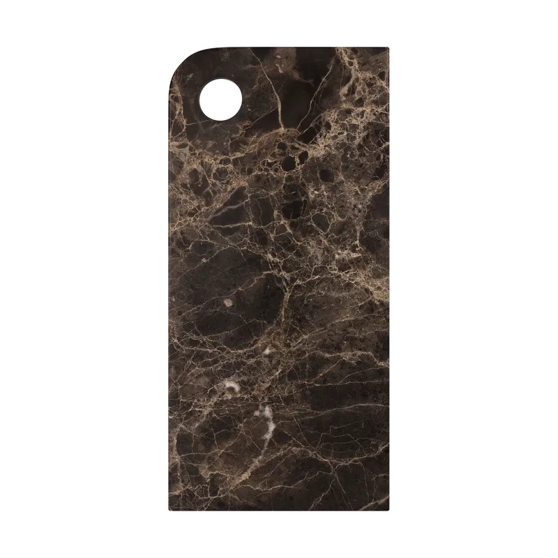 Marble Serviertablett large 18x38 cm Brown by Mette Ditmer – product photo