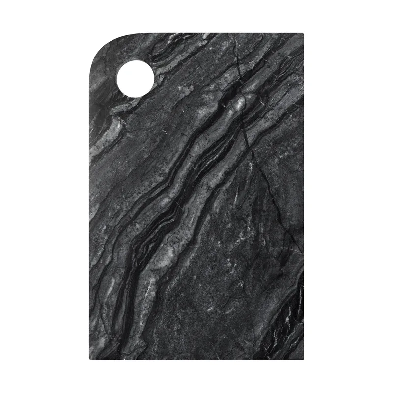 Marble Serviertablett medium 20x30 cm Black-Grey by Mette Ditmer – product photo