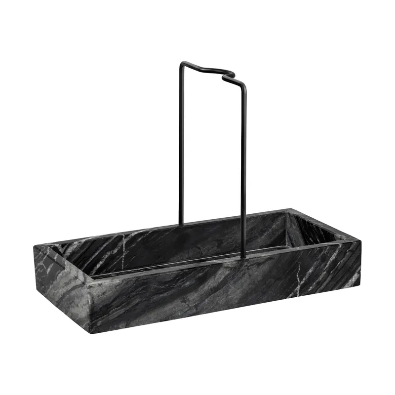 Marble Spülbecken organizer 12x23,5 cm Black-Grey by Mette Ditmer – product photo