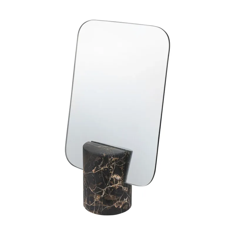 Marble Tischspiegel Brown, 30 cm by Mette Ditmer – product photo