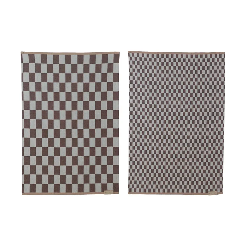Mini-Max Küchenhandtuch 2er-Pack Brown (brun), 50x70 cm van Mette Ditmer – productfoto