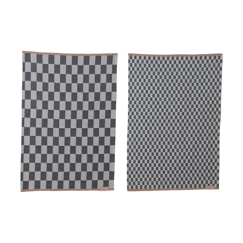 Mini-Max Küchenhandtuch 2er-Pack Gray (grå), 50x70 cm by Mette Ditmer – product photo