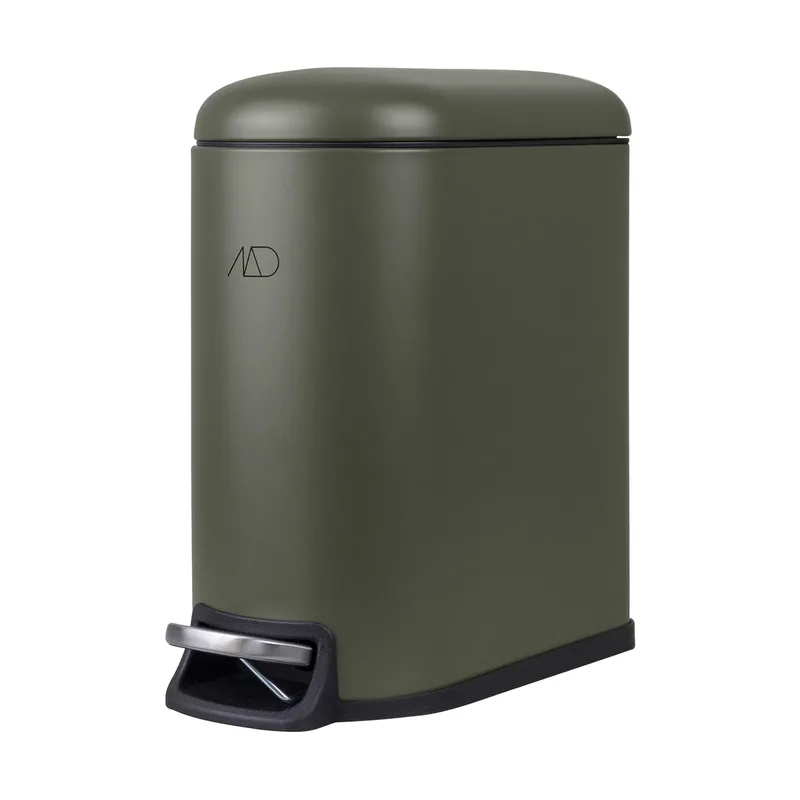 Mini-Walther Pedaleimer 5 L Dark olive by Mette Ditmer – product photo
