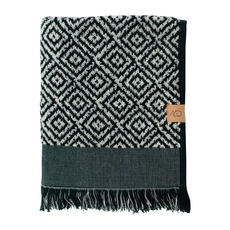 Morocco Handtuch 70 x 135cm Black-white by Mette Ditmer – product photo
