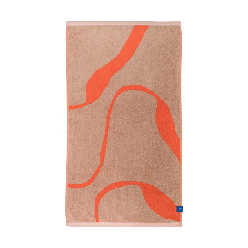 Nova Arte Badetuch 70x133cm Latte-orange by Mette Ditmer – product photo