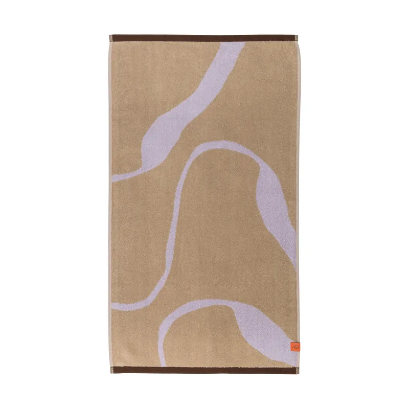 Nova Arte Badetuch 70x133cm Sand-lilac von Mette Ditmer – Produktfoto