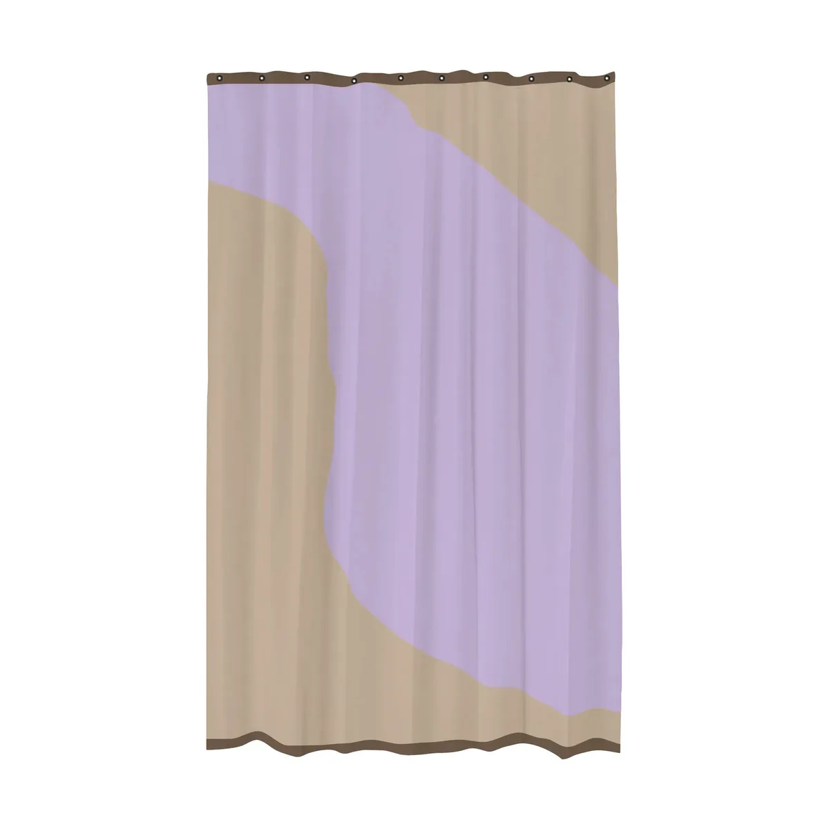 Nova Arte douchegordijn Sand-lilac 150 x 200 cm von Mette Ditmer – Produktfoto