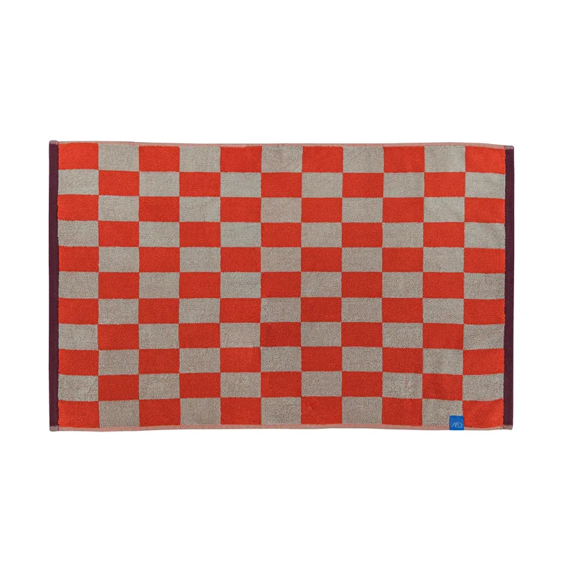Retro Badematte 50x80 cm Dark orange by Mette Ditmer – product photo