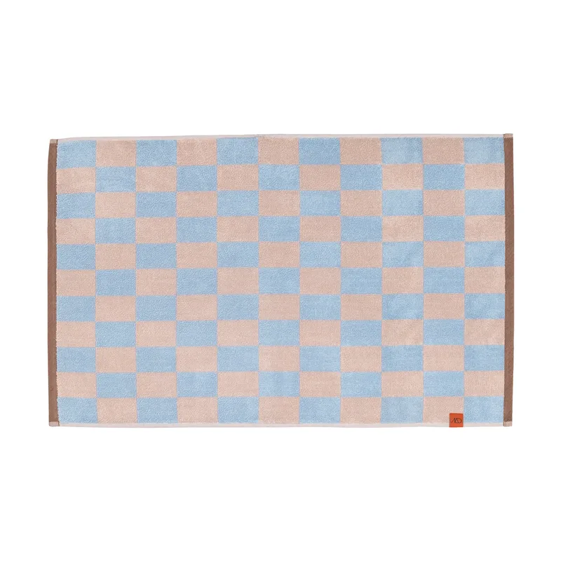 Retro Badematte 50x80 cm Light Blue by Mette Ditmer – product photo