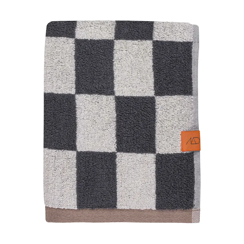 Retro Handtuch Dark grey, 50x90 cm by Mette Ditmer – product photo