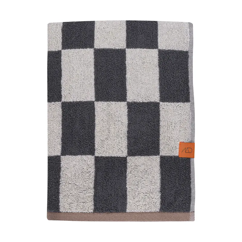 Retro Handtuch Dark grey, 70x133 cm by Mette Ditmer – product photo