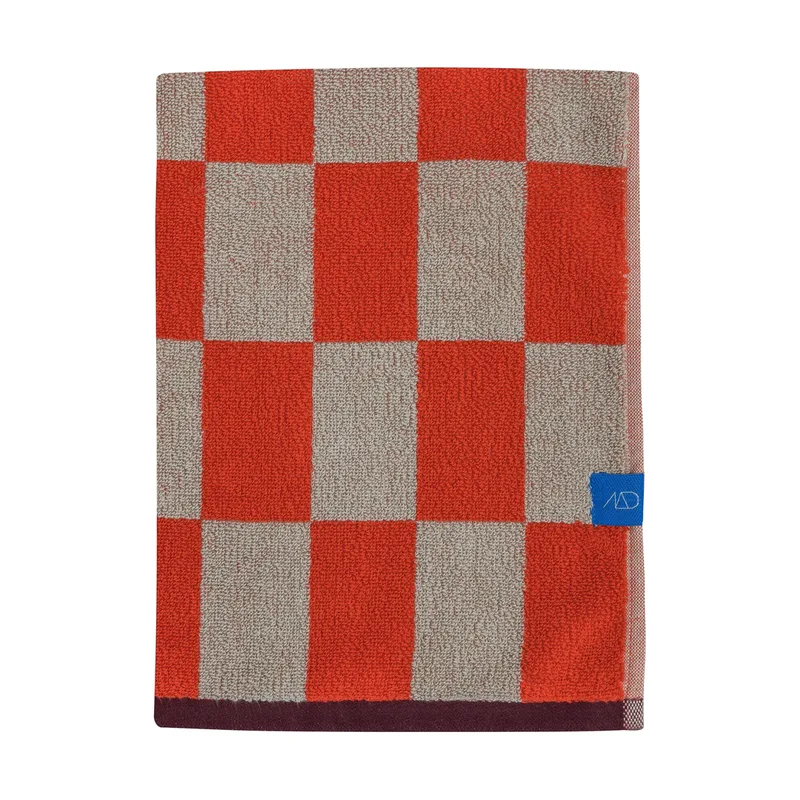 Retro Handtuch Dark orange, 70x33 cm by Mette Ditmer – product photo