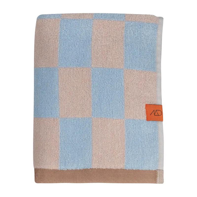 Retro Handtuch Light blue, 50x90 cm van Mette Ditmer – productfoto