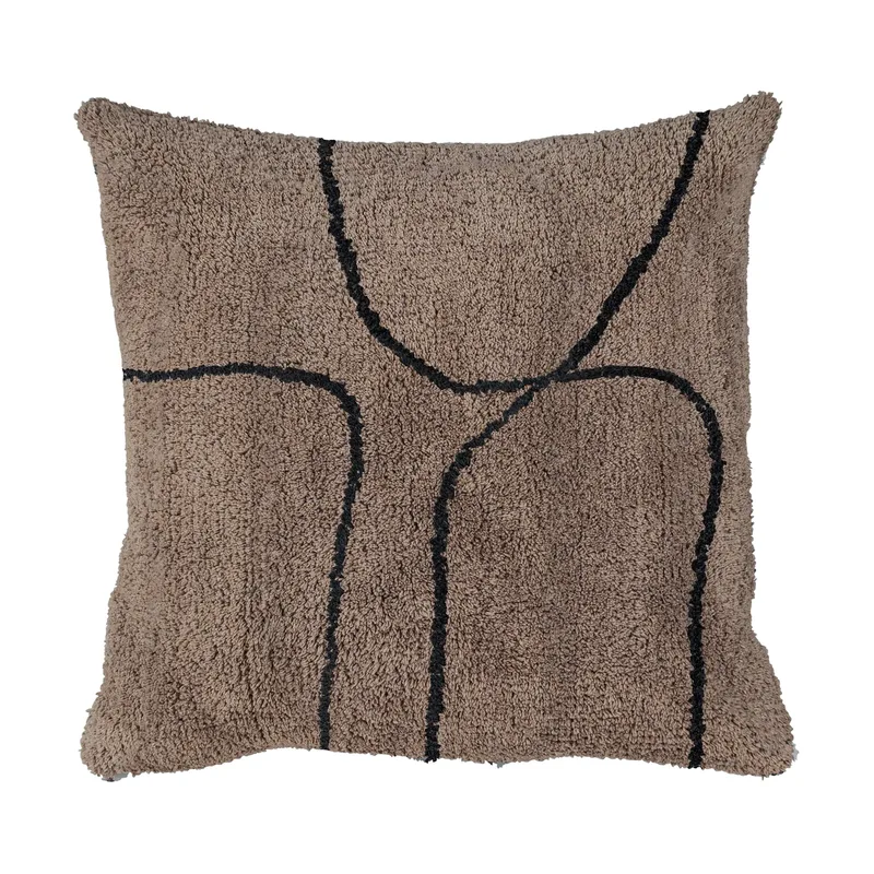 Shadow getupfter Kizzenbezug 50x50 cm Brown by Mette Ditmer – product photo