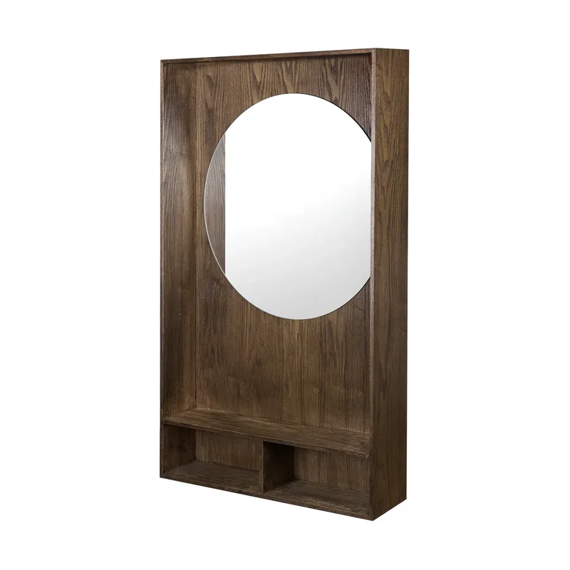 Show-me Spiegel mit Ablage large Dark oiled by Mette Ditmer – product photo