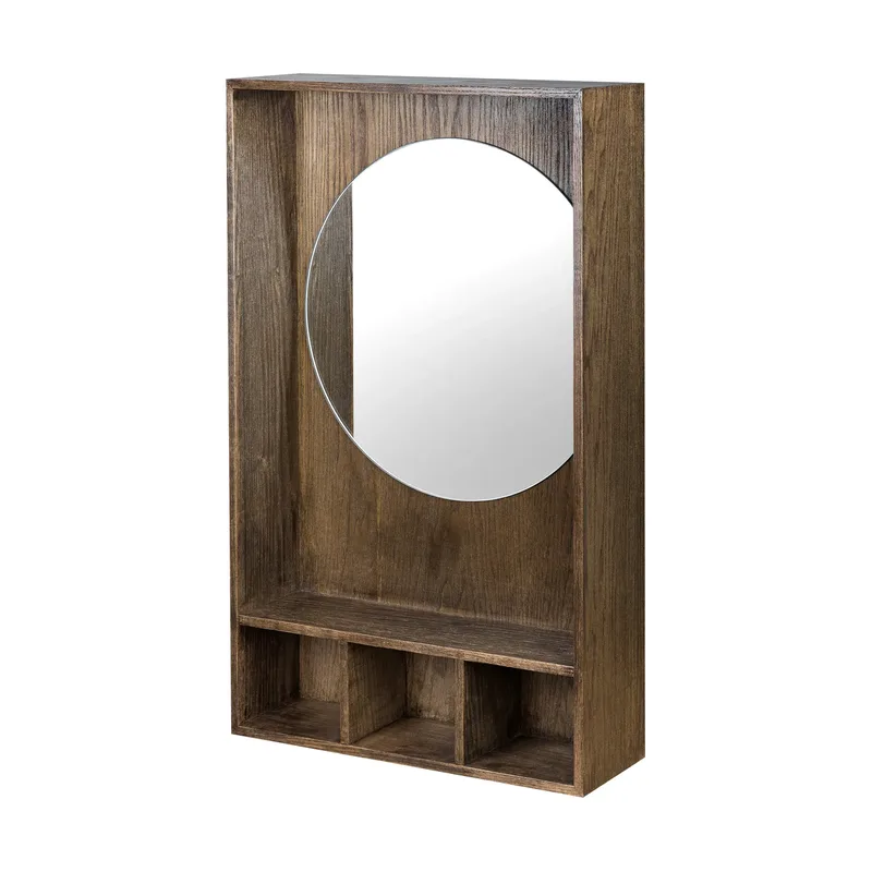 Show-me Spiegel mit Ablage small Dark oiled by Mette Ditmer – product photo