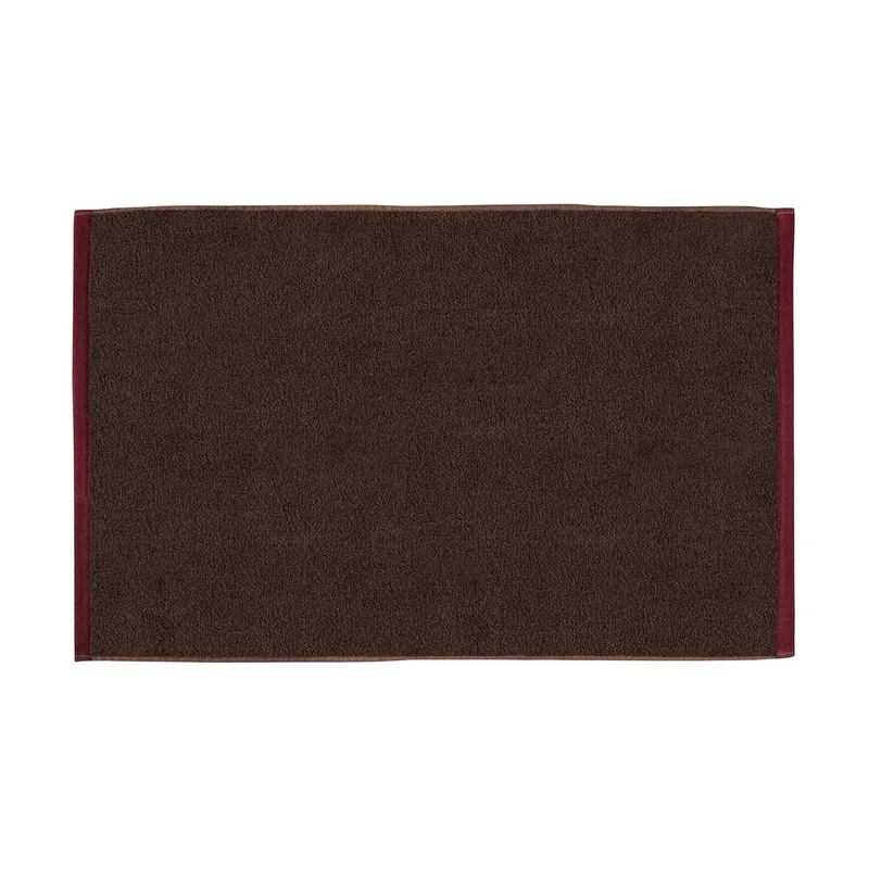 Soft Badezimmerteppich 50x80 cm Brown-sand by Mette Ditmer – product photo