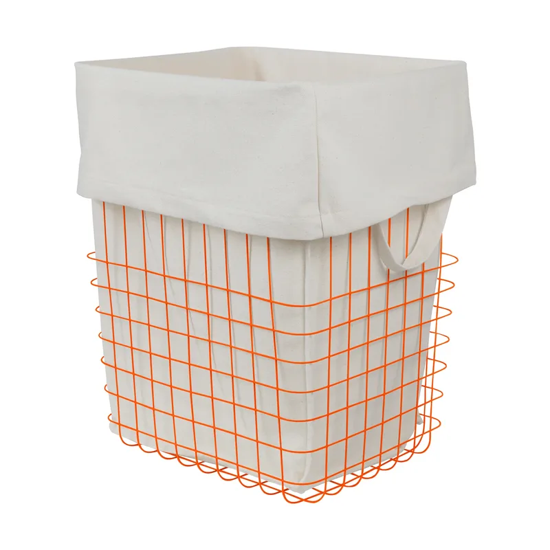Store-it Aufbewahrungskorb mit Baumwollbeutel Large Orange by Mette Ditmer – product photo