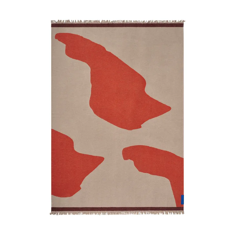 Studio Plaid Orange, 130x175 cm by Mette Ditmer – product photo