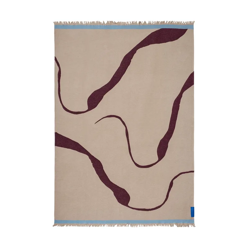 Studio Plaid Wine, 130x175 cm by Mette Ditmer – product photo