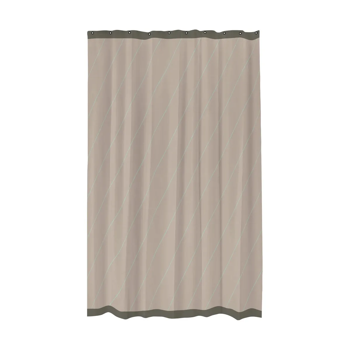 Subtle douchegordijn - Mintgroen - B: 150 cm, H: 200 cm von Mette Ditmer – Produktfoto