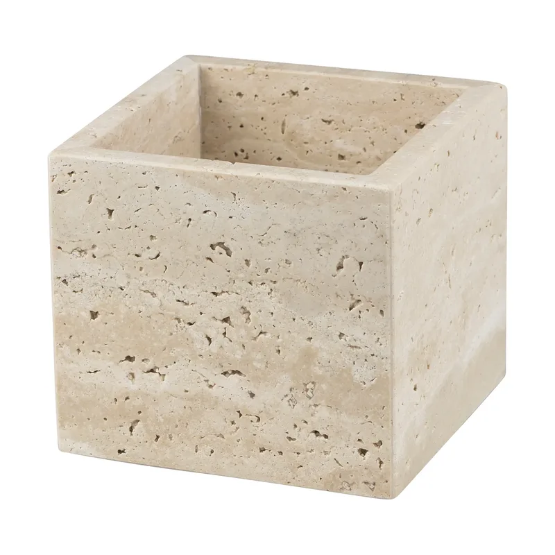 Travertine Kubus 10x10 cm Linen by Mette Ditmer – product photo